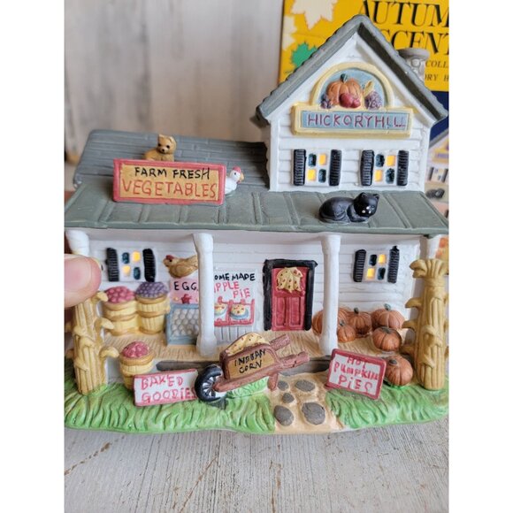 Vintage Autumn accents hickory Hill village accessory ceramic - Picture 4 of 11